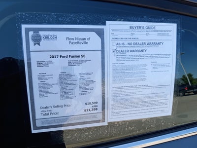 2017 Ford Fusion SE