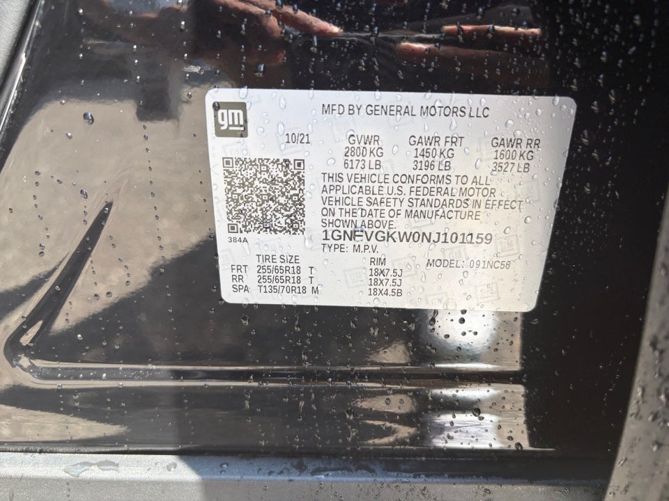 2022 Chevrolet Traverse AWD LT Cloth