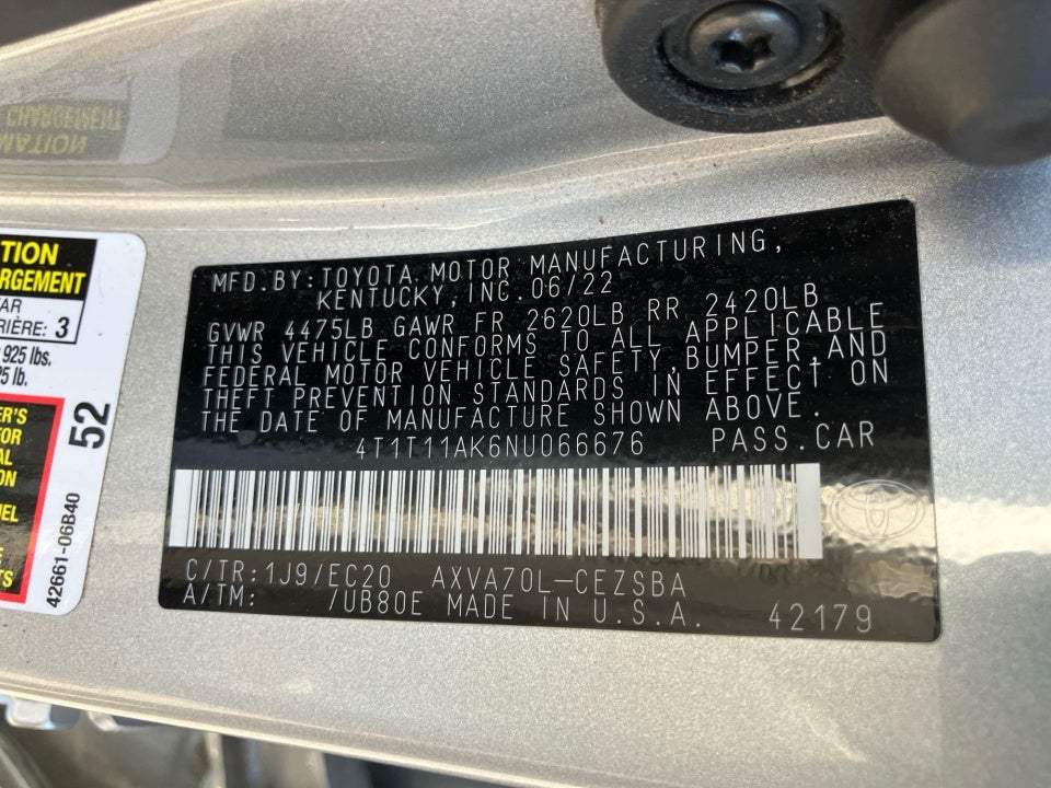 2022 Toyota Camry SE Nightshade