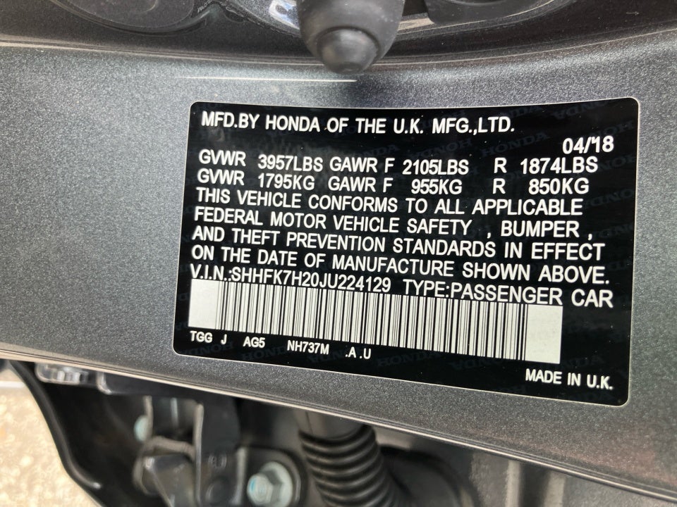 2018 Honda Civic LX