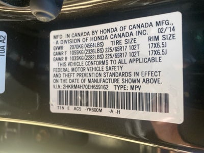 2014 Honda CR-V EX-L