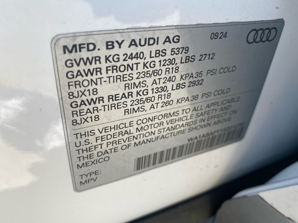 2025 Audi Q5 Premium 40 TFSI quattro S tronic