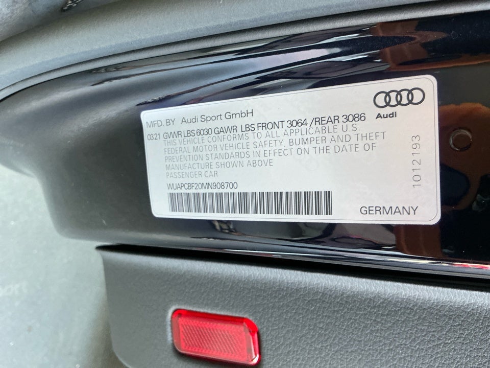 2021 Audi RS 7 Sportback TFSI quattro Tiptronic