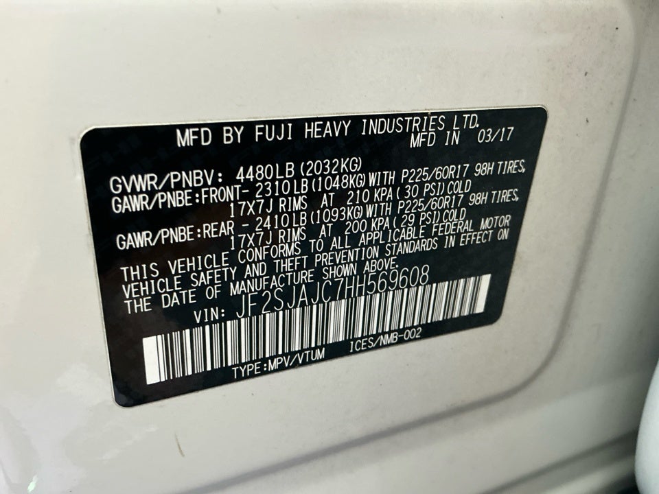 2017 Subaru Forester 2.5i Limited