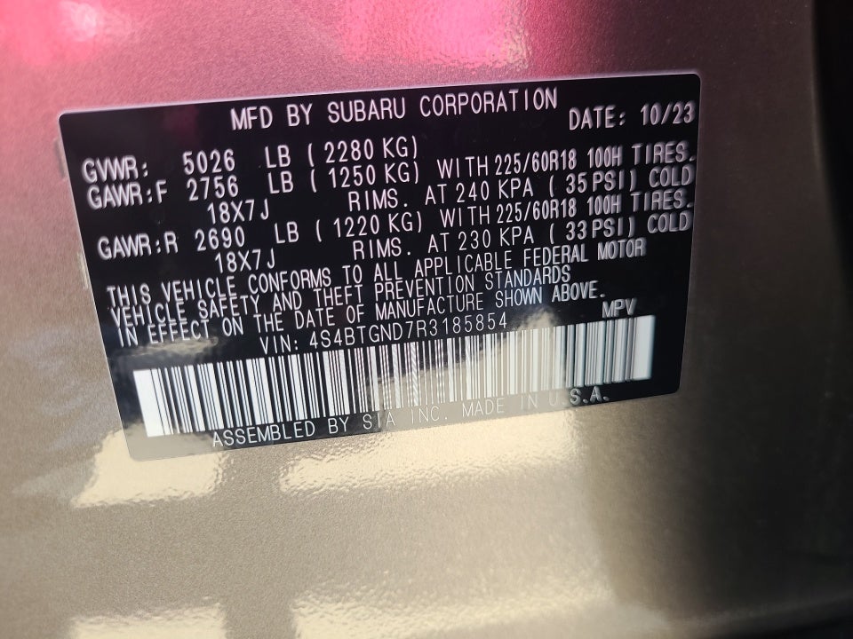 2024 Subaru Outback Limited XT