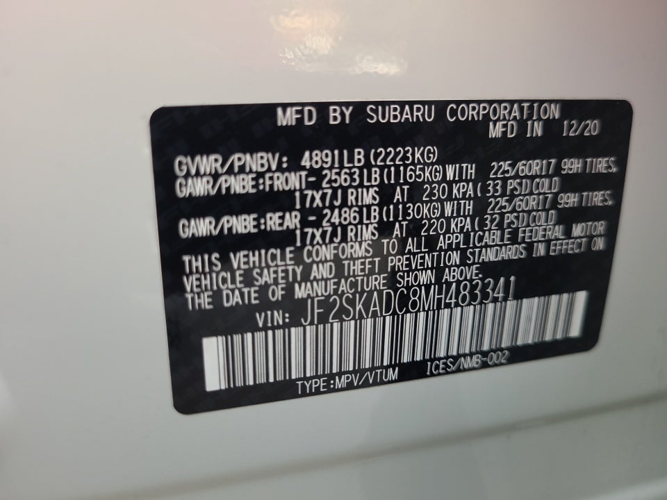 2021 Subaru Forester CVT