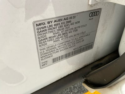 2022 Audi Q7 Premium Plus