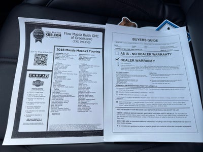 2018 Mazda Mazda3 Hatchback Touring