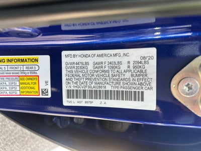 2020 Honda Accord Sport