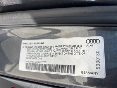 2025 Audi A5 Sportback S line Premium Plus
