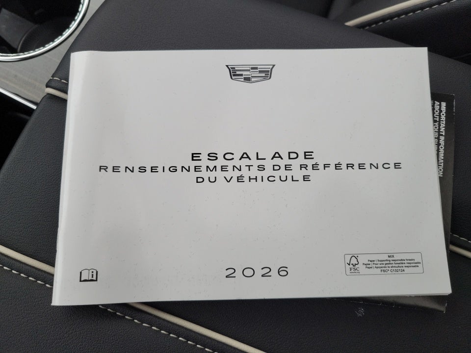 2026 Cadillac Escalade ESV 4WD Luxury