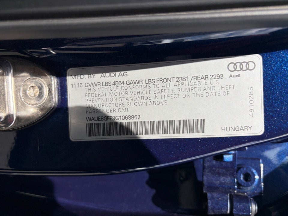 2016 Audi A3 2.0T Premium Plus