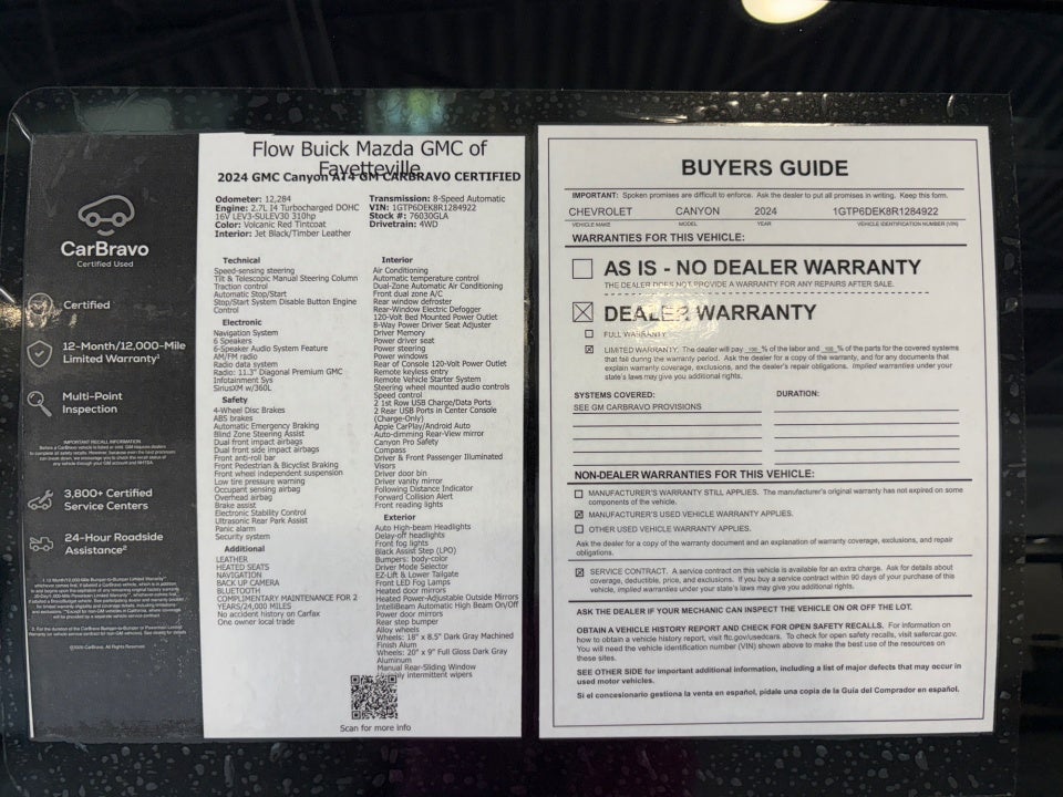 2024 GMC Canyon 4WD AT4