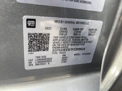 2023 GMC Sierra 1500 AT4