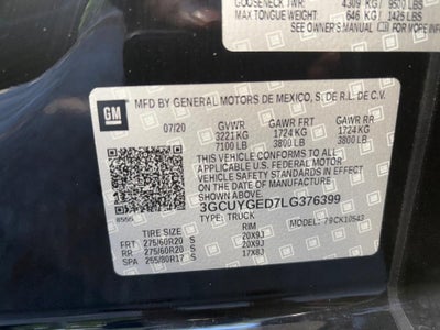 2020 Chevrolet Silverado 1500 LTZ