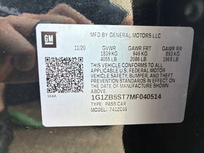 2021 Chevrolet Malibu LS