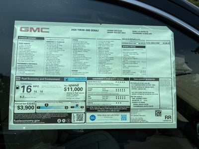 2026 GMC Yukon Denali