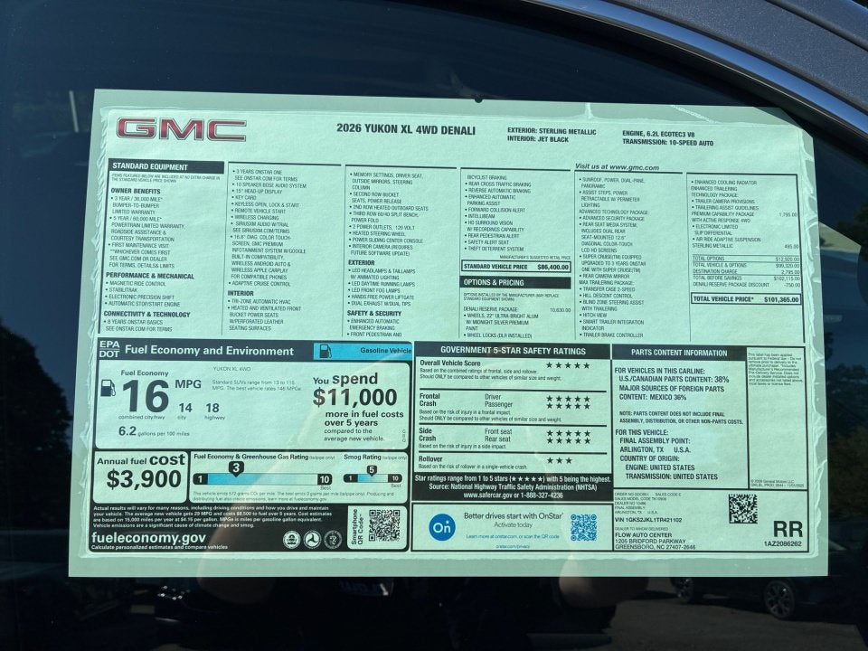 2026 GMC Yukon XL Denali