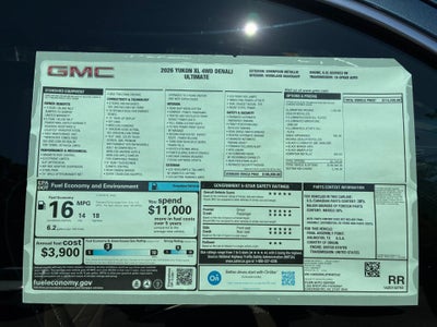 2026 GMC Yukon XL Denali Ultimate