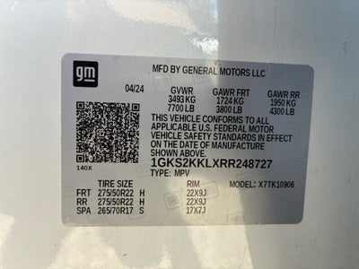2024 GMC Yukon XL Denali Ultimate