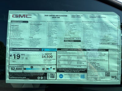 2026 GMC Canyon Elevation