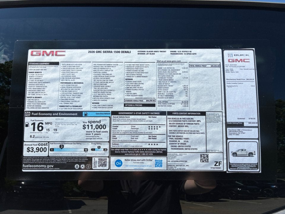 2026 GMC Sierra 1500 Denali