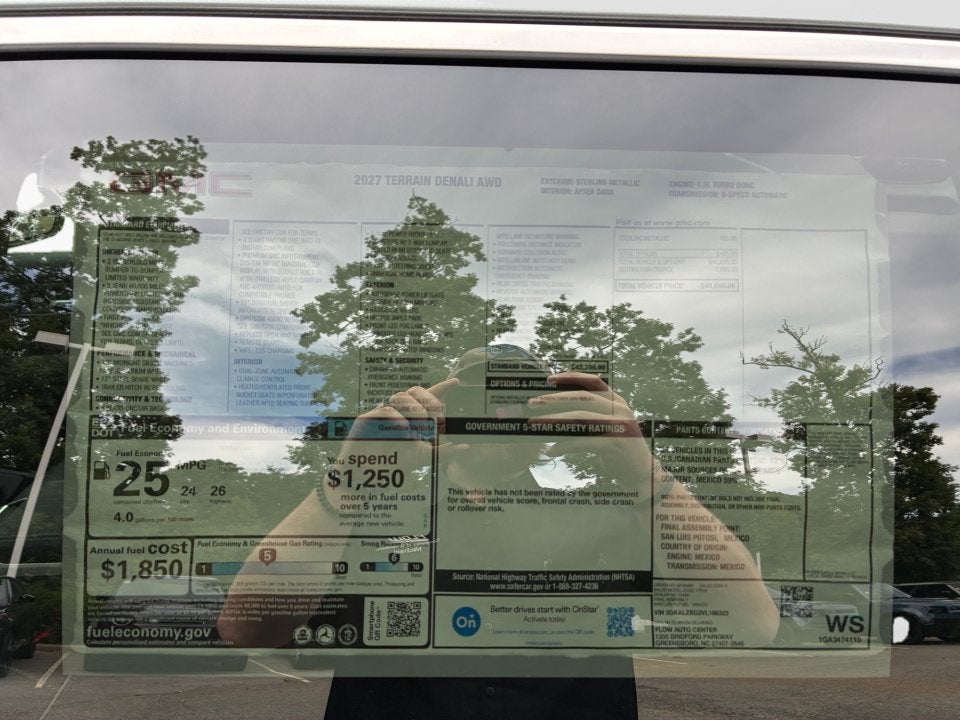 2027 GMC Terrain Denali