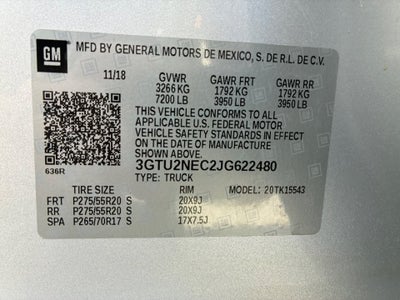 2018 GMC Sierra 1500 SLT