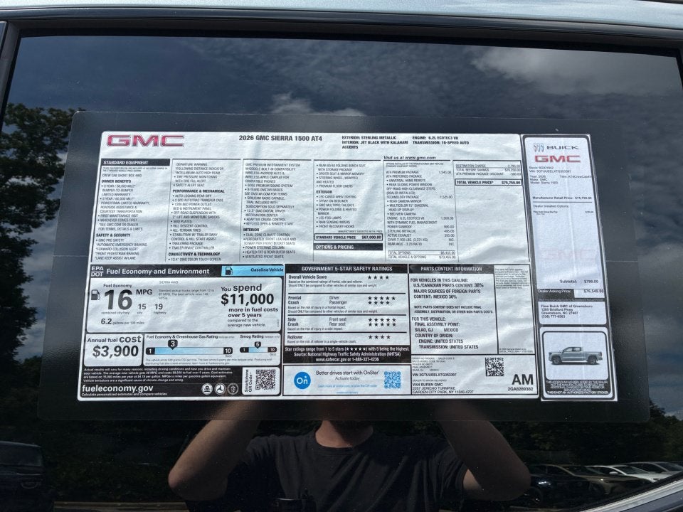 2026 GMC Sierra 1500 AT4
