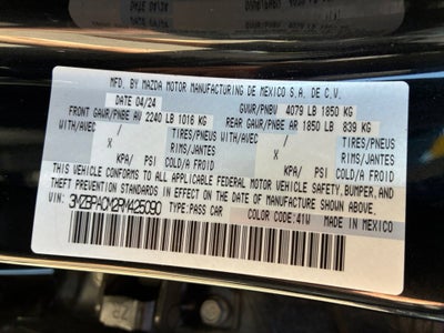 2024 Mazda Mazda3 Sedan 2.5 S Preferred