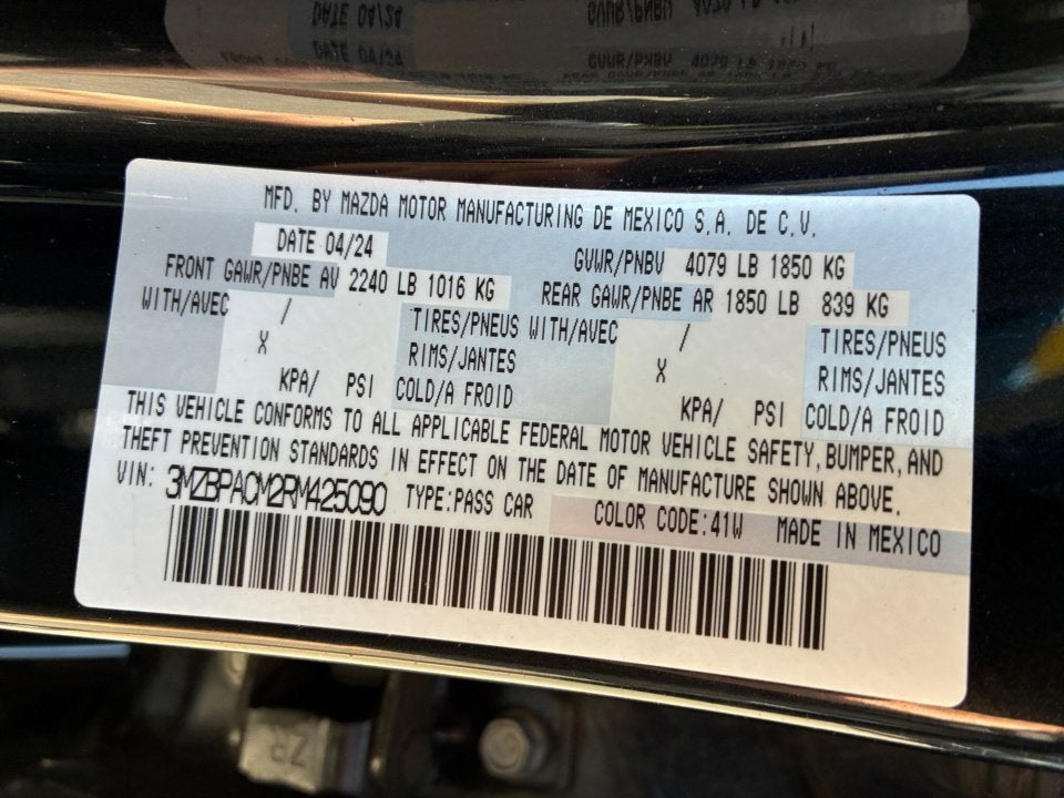 2024 Mazda Mazda3 Sedan 2.5 S Preferred
