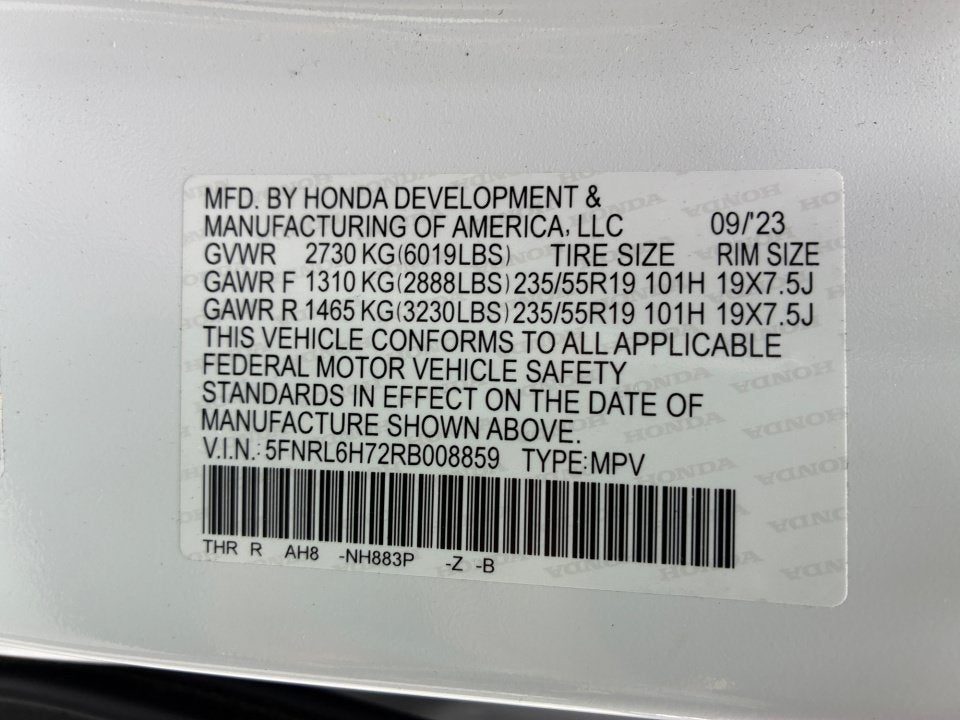 2024 Honda Odyssey Sport