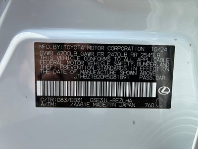 2024 Lexus IS 350 F SPORT Design