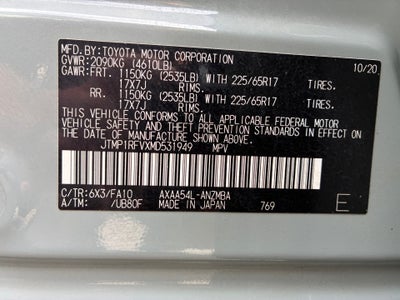 2021 Toyota RAV4 XLE