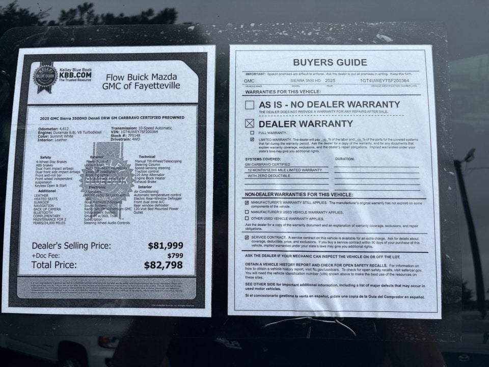 2025 GMC Sierra 3500 HD Denali DRW
