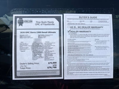 2026 GMC Sierra 1500 Denali Ultimate
