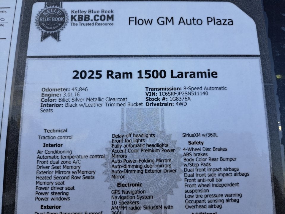 2025 RAM 1500 Laramie