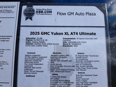 2025 GMC Yukon XL AT4 Ultimate