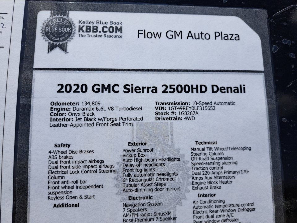 2020 GMC Sierra 2500 HD Denali