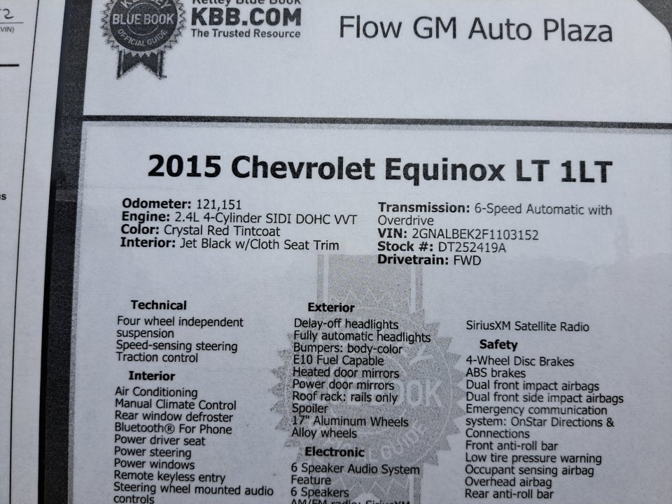 2015 Chevrolet Equinox LT