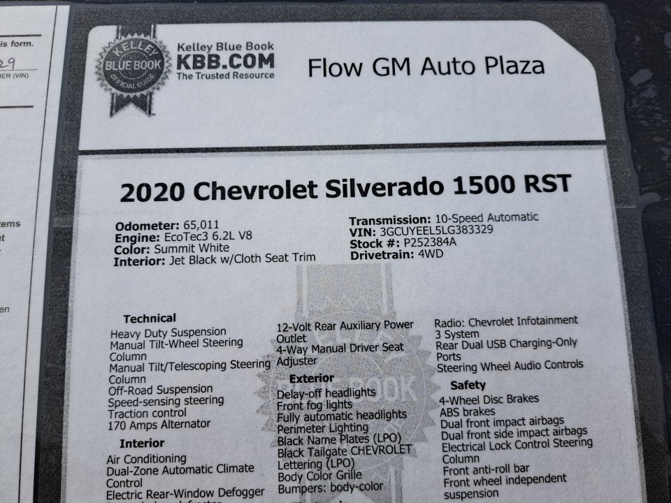 2020 Chevrolet Silverado 1500 RST