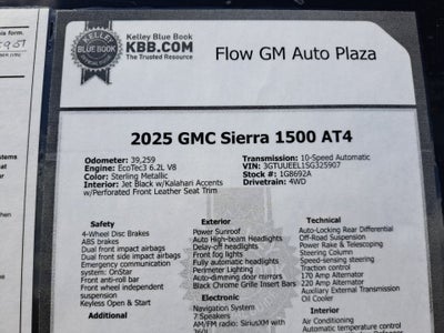 2025 GMC Sierra 1500 AT4