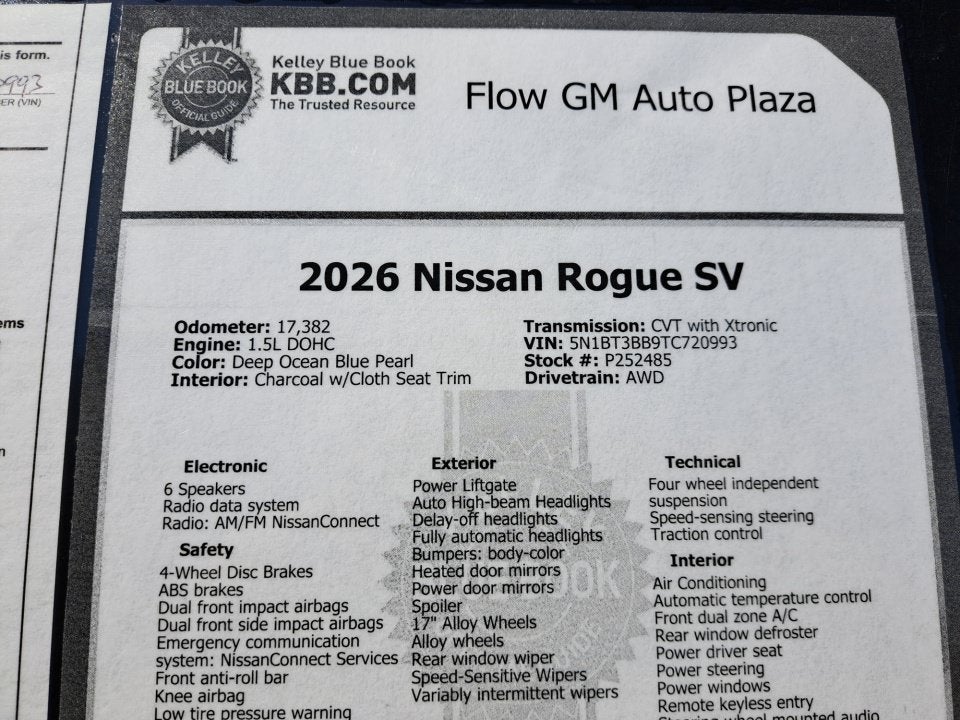 2026 Nissan Rogue SV