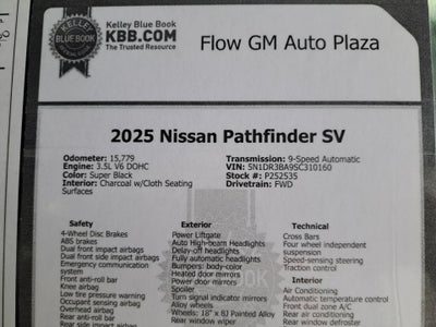 2025 Nissan Pathfinder SV