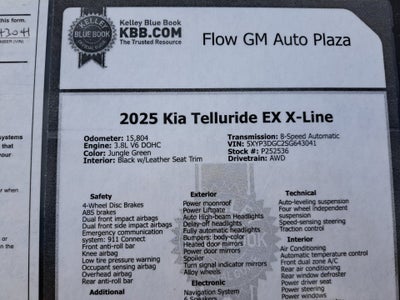 2025 Kia Telluride EX X-Line