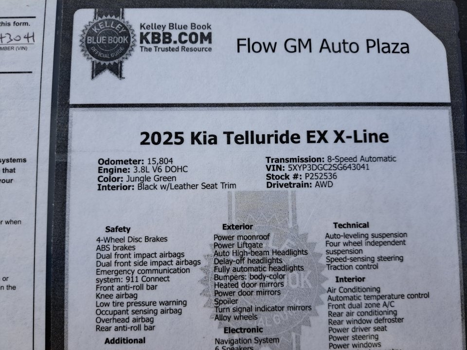 2025 Kia Telluride EX X-Line