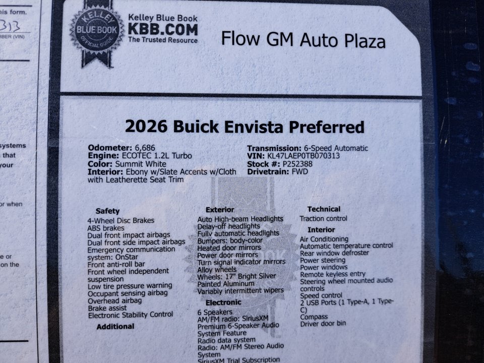 2026 Buick Envista Preferred