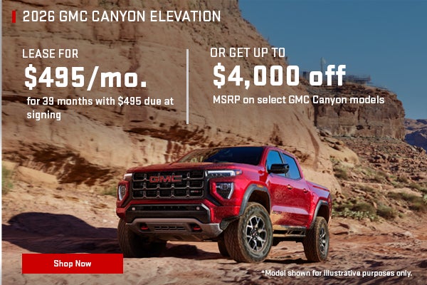 2026 GMC Canyon Elevation